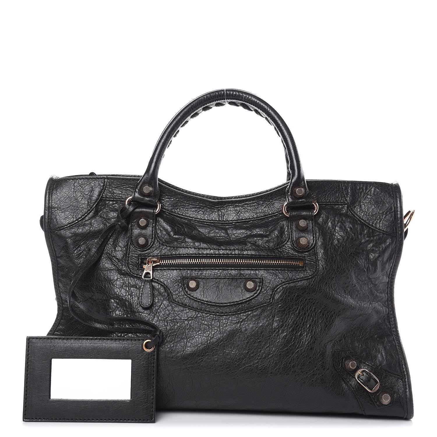 Balenciaga Agneau Giant 12 Rose Gold Hardware City Black 1 of 10
