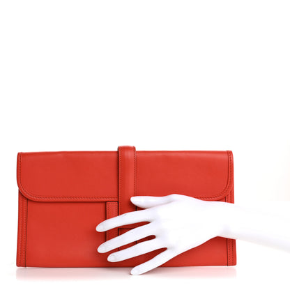 Hermes Swift Jige Elan 29 Clutch Capucine 2 of 10