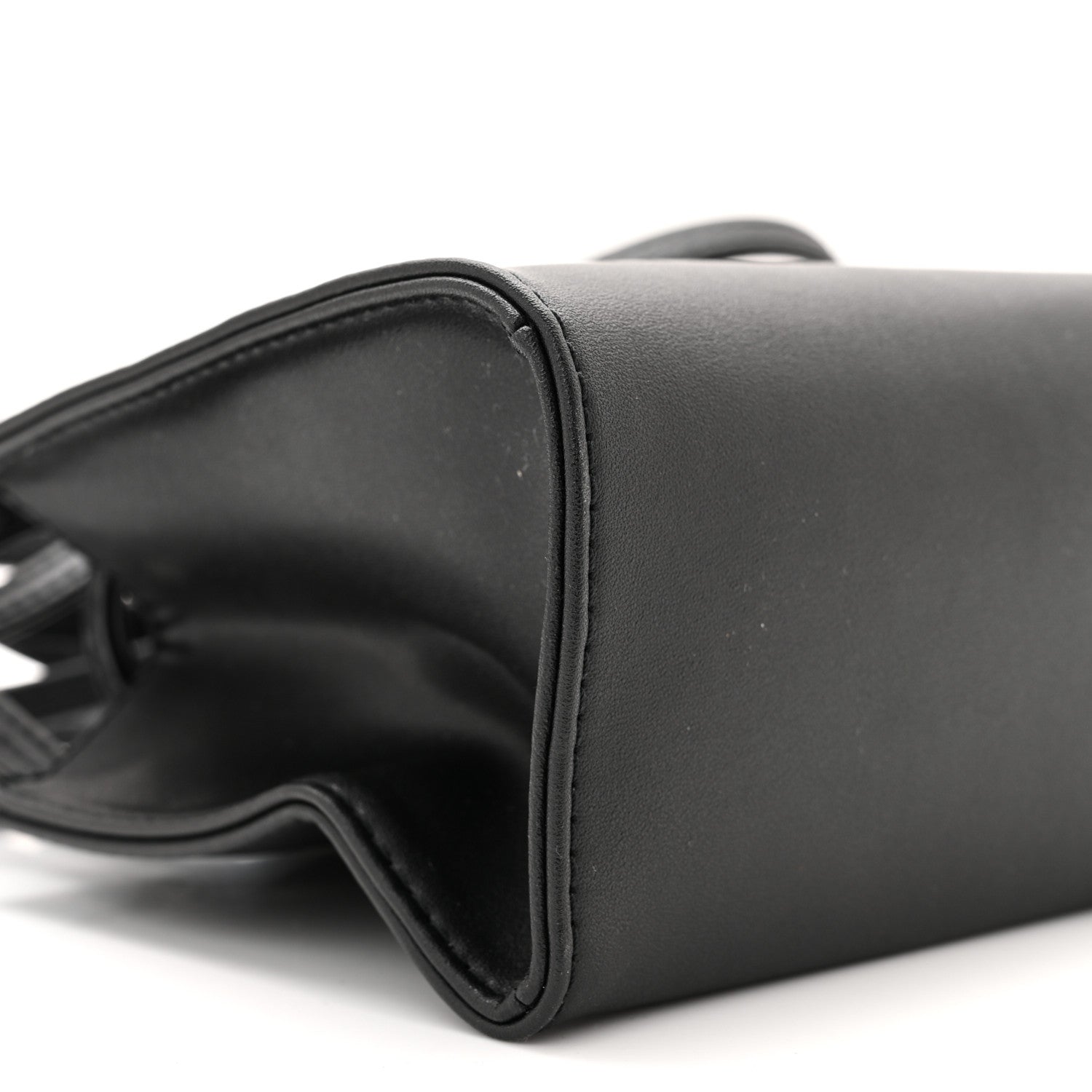 Telfar Vegan Leather Small Shopping Bag Black 8 of 9