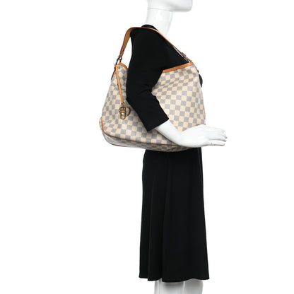 Louis Vuitton Damier Azur Delightful PM Rose Ballerine 2 of 10
