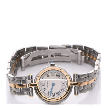 Cartier Stainless Steel 18K Yellow Gold 24mm Panthere Vendome Quartz Watch 3 of 8