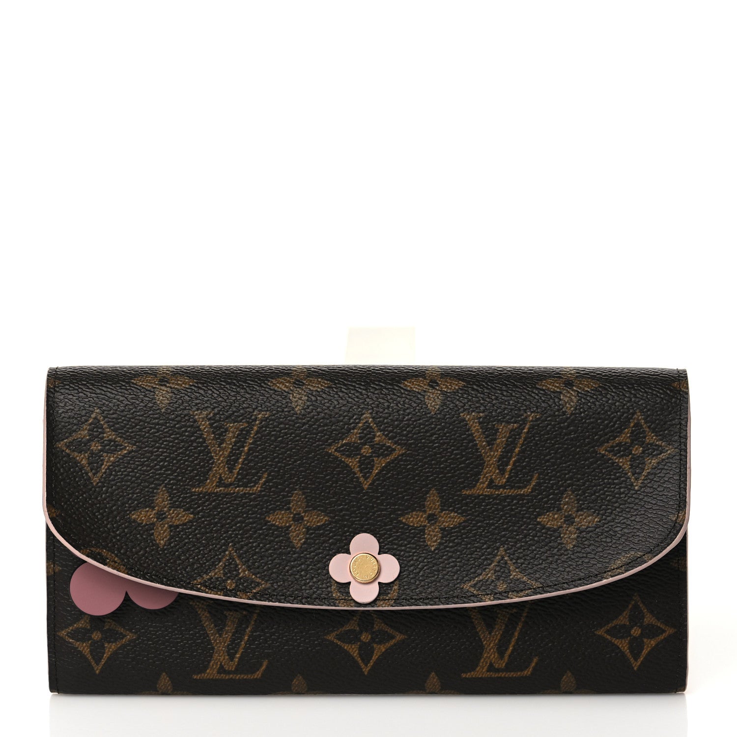 Louis Vuitton Monogram Bloom Flower Emilie Wallet 1 of 8