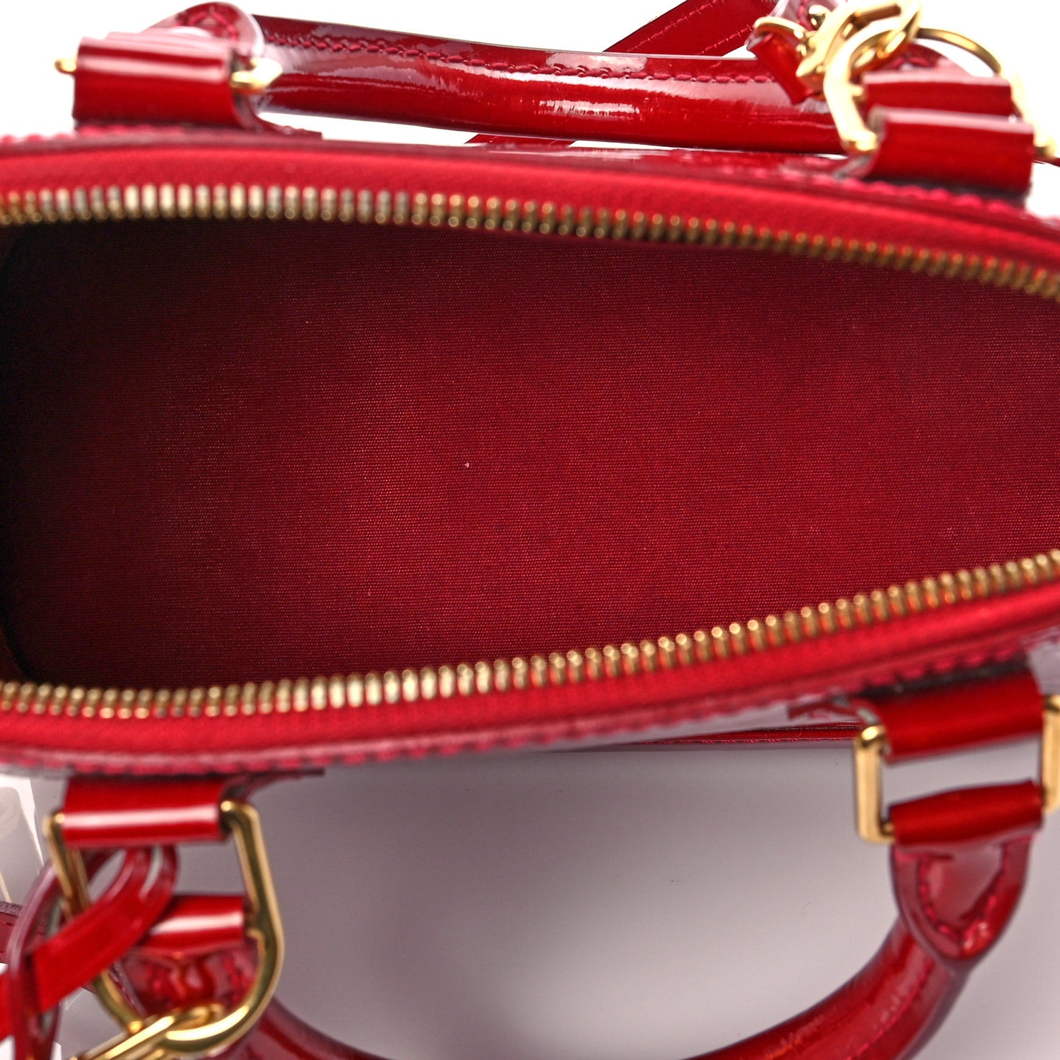Louis Vuitton Vernis Alma BB Pomme D'Amour 4 of 5