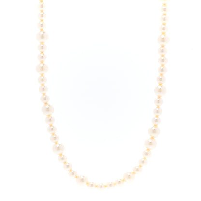 Chanel Pearl Crystal Dazzling Domino CC Necklace Gold Black 4 of 8