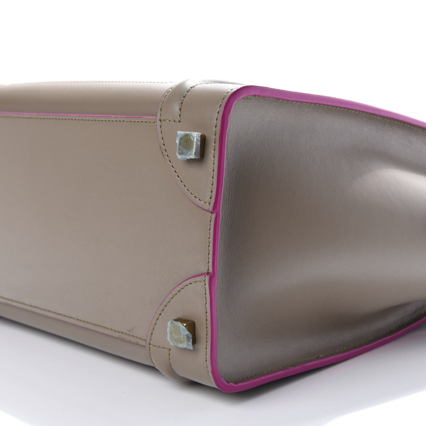 Palmelato Calfskin Micro Luggage Beige