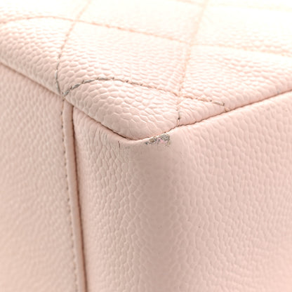 Chanel Caviar Quilted Grand Shopping Tote GST Light Pink 12 of 13