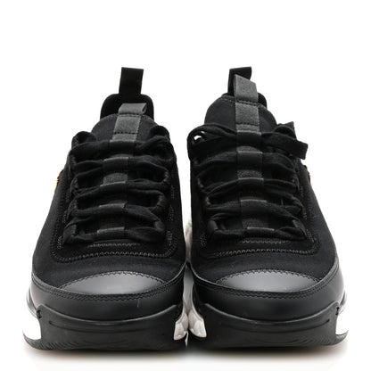 Chanel Velvet Calfskin Mixed Fibers CC Sneakers 36.5 Black 3 of 10