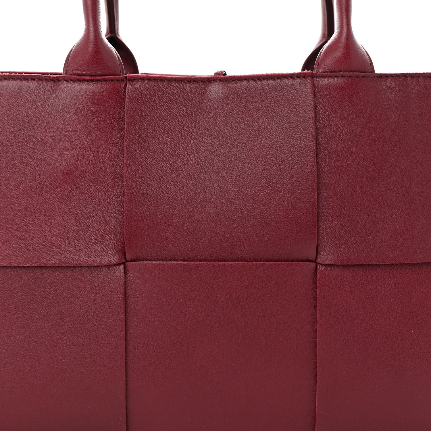 Bottega Veneta Smooth Calfskin Intrecciato Small Arco Tote Barolo 8 of 11