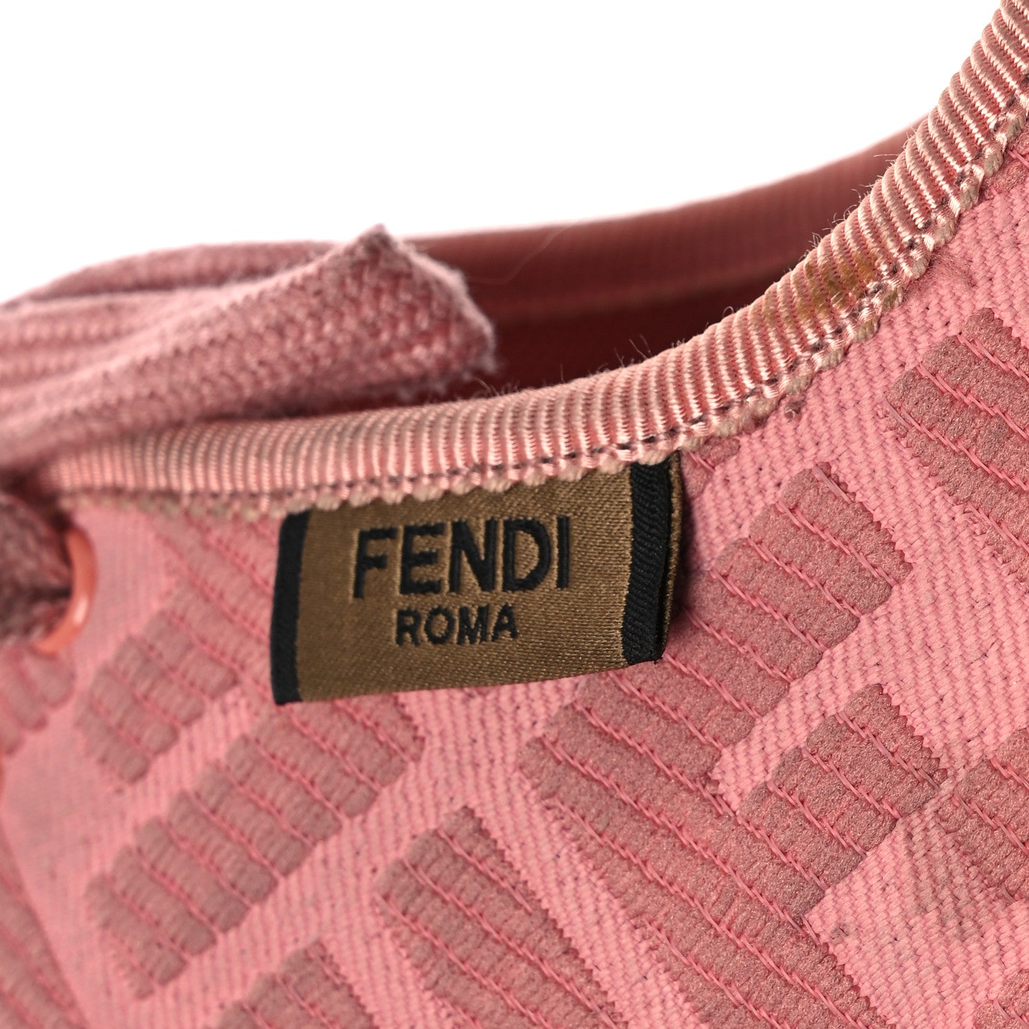 Fendi Corda FF Promenade Low Top Sneakers 36.5 Pink 12 of 15