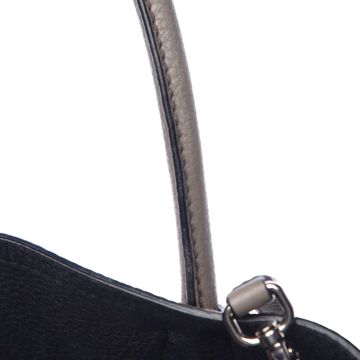 Prada Vitello Daino Small Double Bag Argilla Black 22 of 23