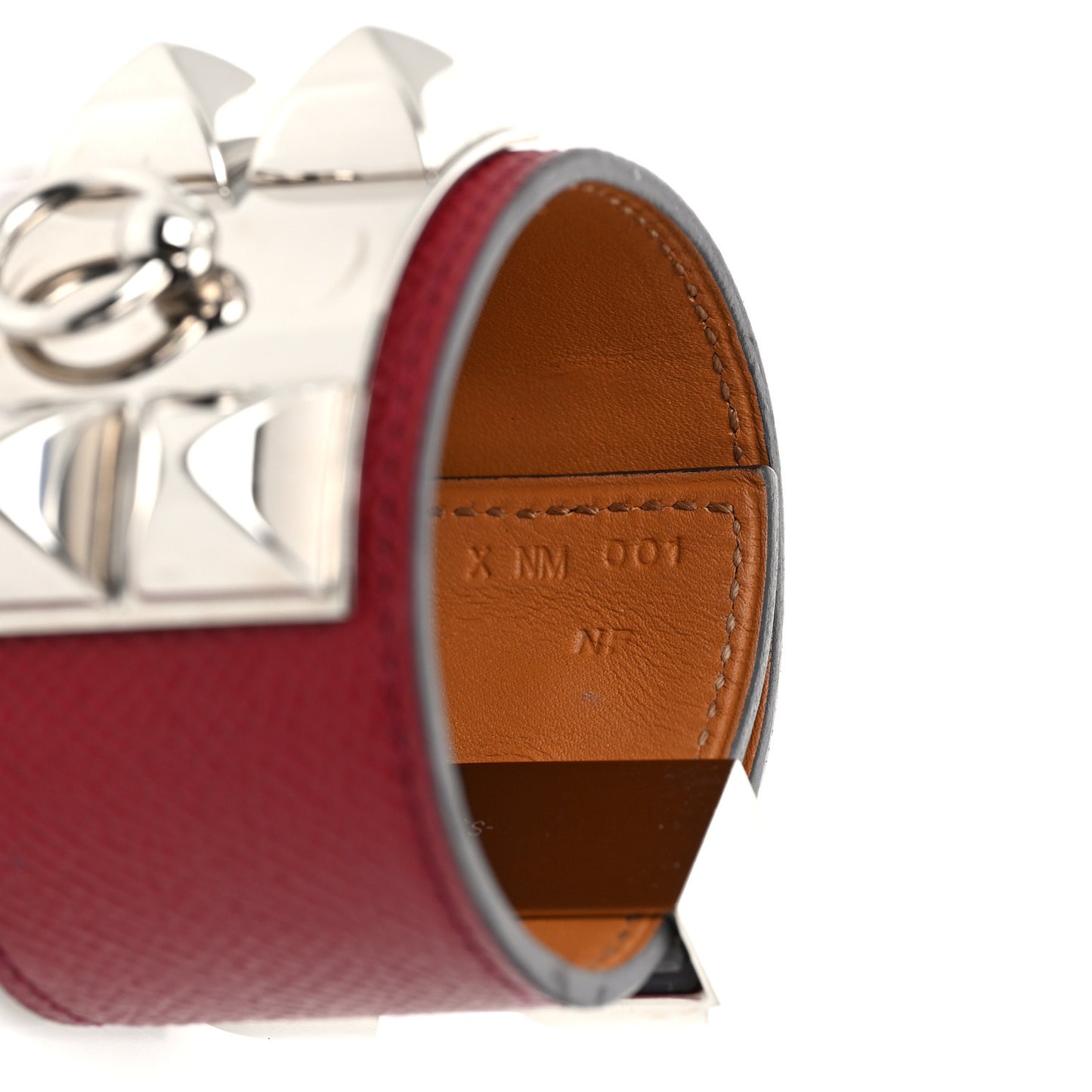 Epsom Collier de Chien CDC Bracelet S Rouge H