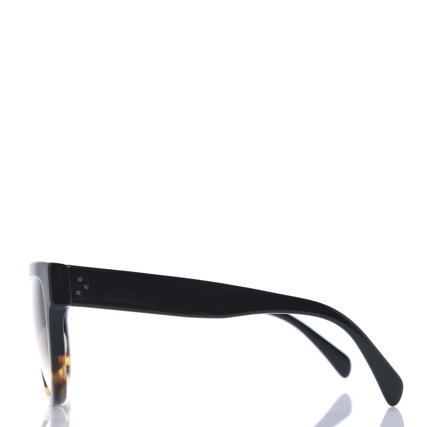 Celine Shadow Sunglasses CL 41026/S Black Havana 2 of 7