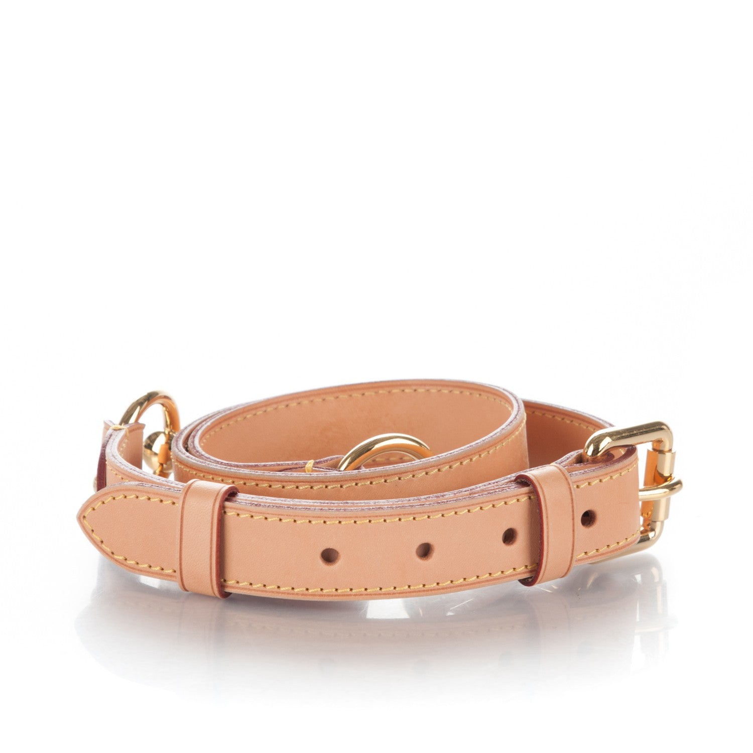 Louis Vuitton Vachetta 25mm Adjustable Shoulder Strap VVN 3 of 4