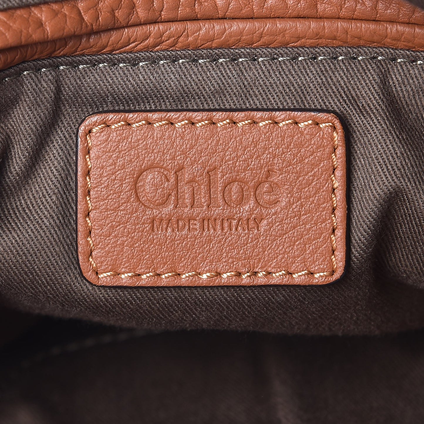 Calfskin Large Marcie Satchel Tan