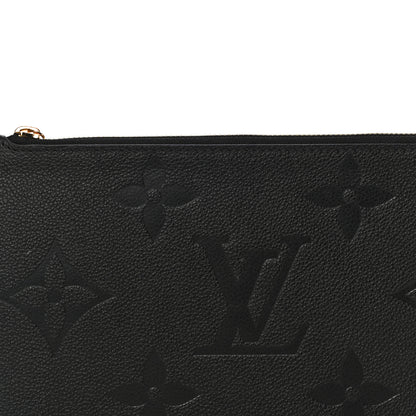 Louis Vuitton Empreinte Monogram Giant Neverfull MM Pochette Black 7 of 10