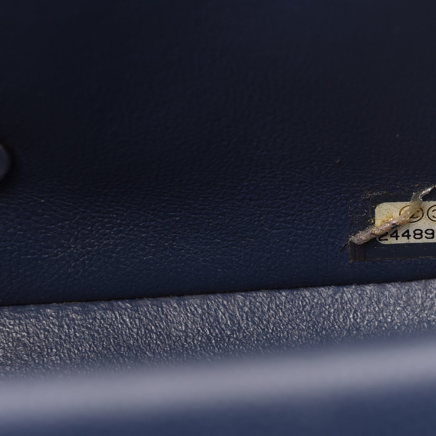 Chanel Caviar Quilted Mini Square Flap Blue 9 of 9