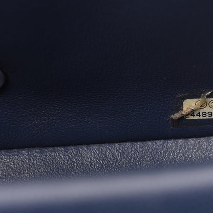 Chanel Caviar Quilted Mini Square Flap Blue 9 of 9