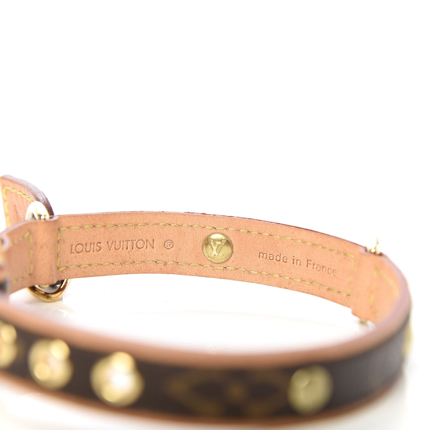 Louis Vuitton Monogram Baxter Dog Collar PM 3 of 5