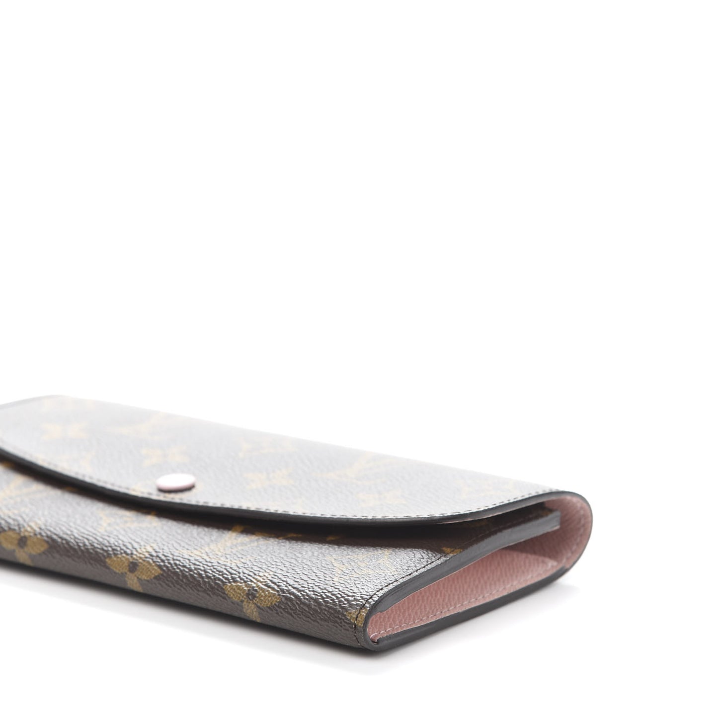 Monogram Emilie Wallet Rose Ballerine