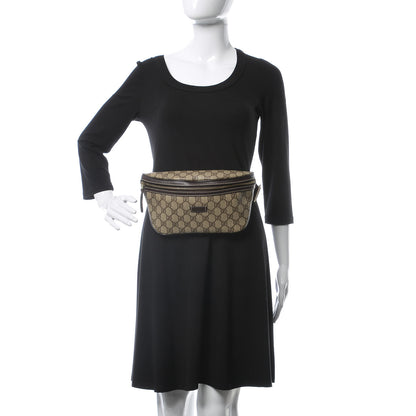 Gucci GG Supreme Monogram Belt Bag Dark Brown 2 of 8