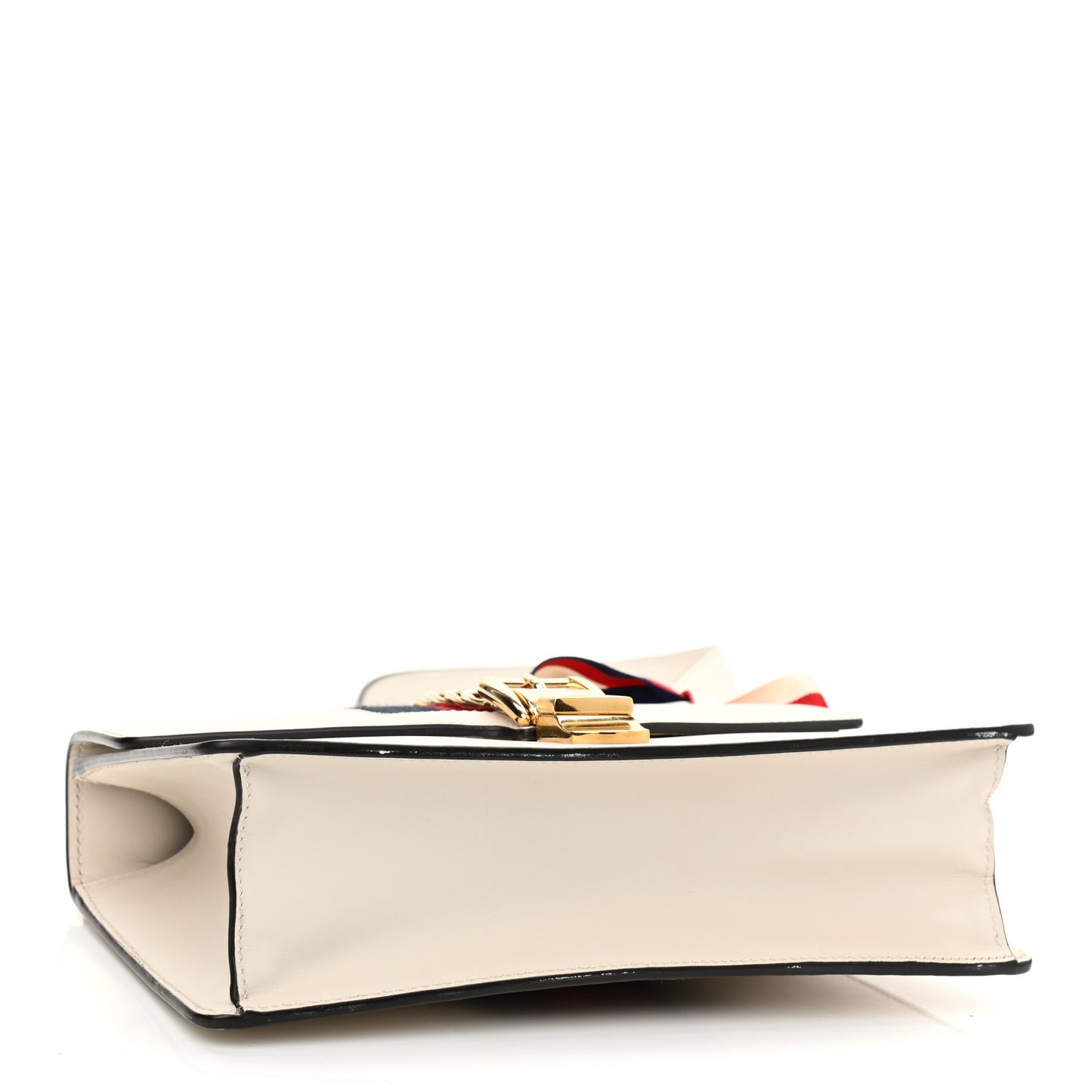 Calfskin Small Sylvie Shoulder Bag Off White
