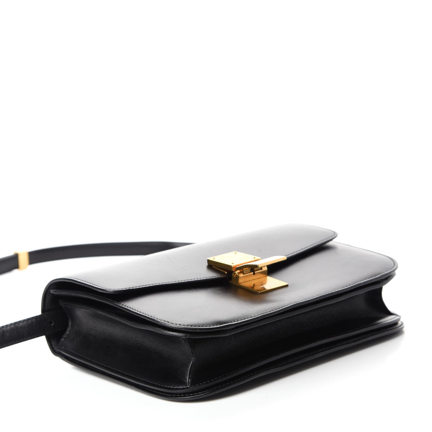Celine Box Calfskin Medium Classic Box Flap Bag Black 4 of 11