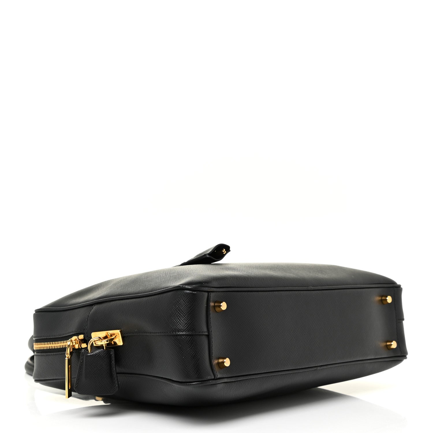 Prada Saffiano Lux Bauletto Black 4 of 13