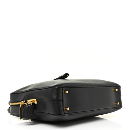 Prada Saffiano Lux Bauletto Black 4 of 13