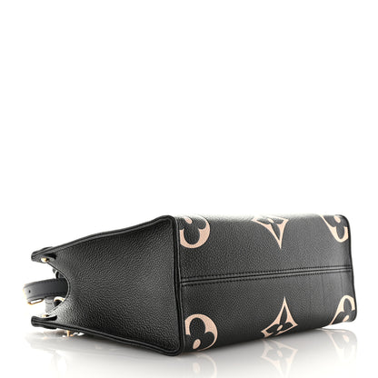 Louis Vuitton Empreinte Monogram Giant Onthego PM Black Beige 4 of 10