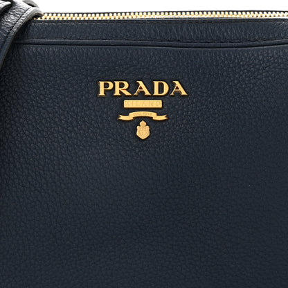 Prada Vitello Phenix Camera Bag Baltico 9 of 11