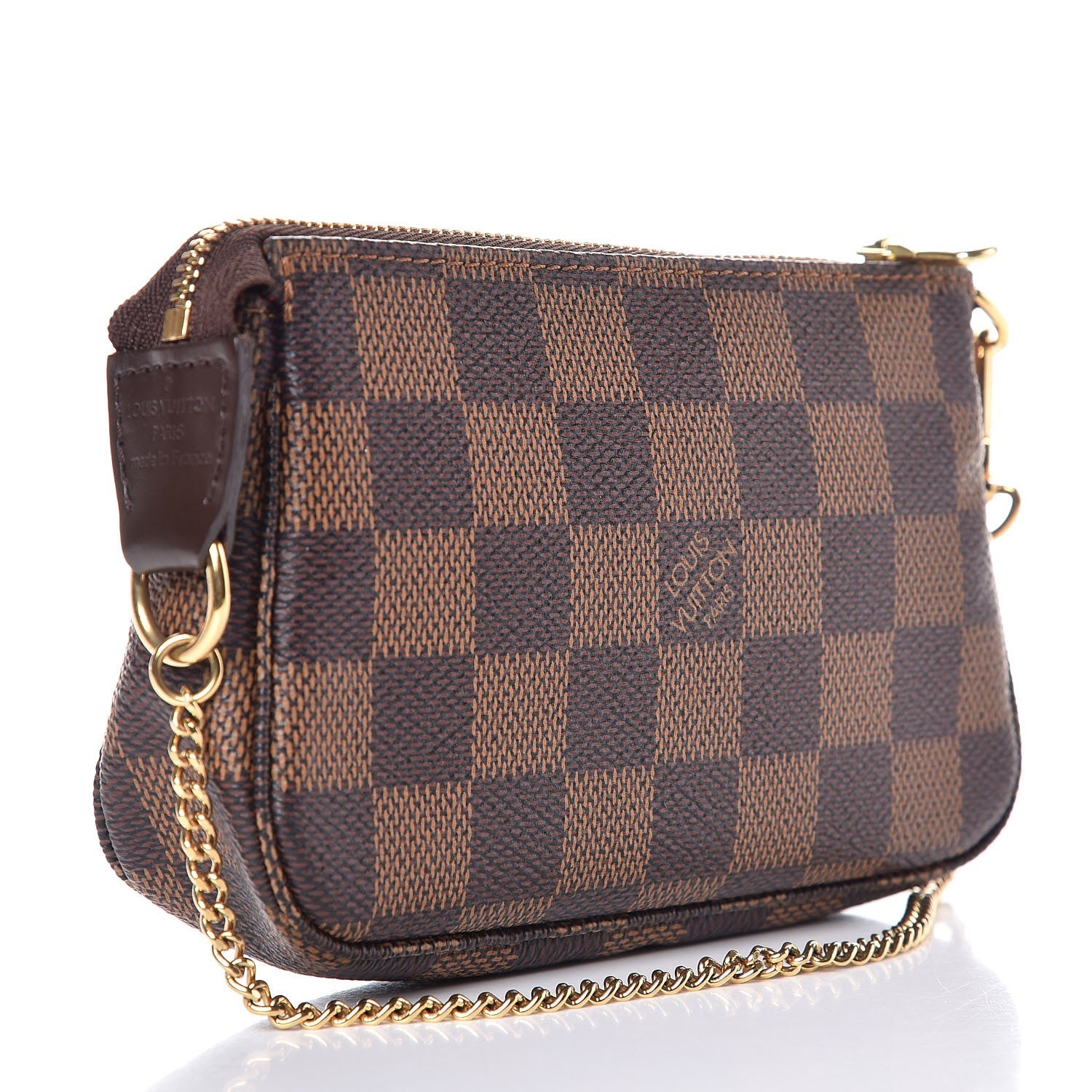 Louis Vuitton Damier Ebene Mini Pochette Accessories 3 of 7