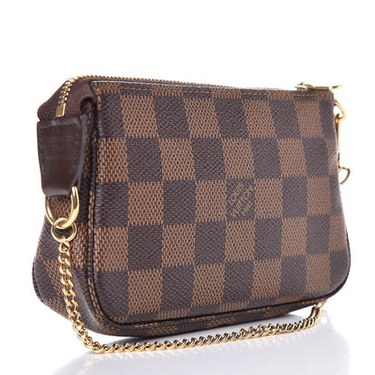 Louis Vuitton Damier Ebene Mini Pochette Accessories 3 of 7