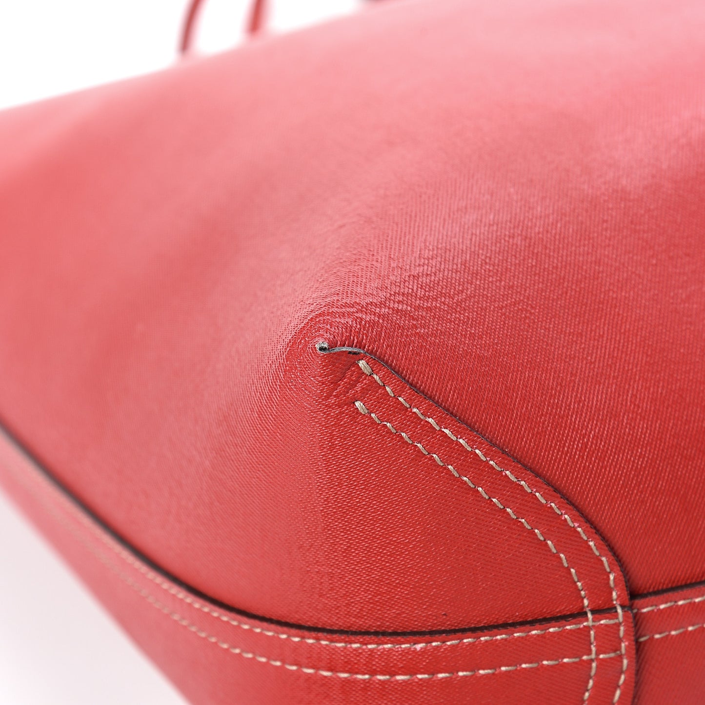 GG Supreme Monogram Medium Reversible Tote Beige Red