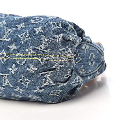 Louis Vuitton Monogram Denim Pleaty Blue 8 of 9