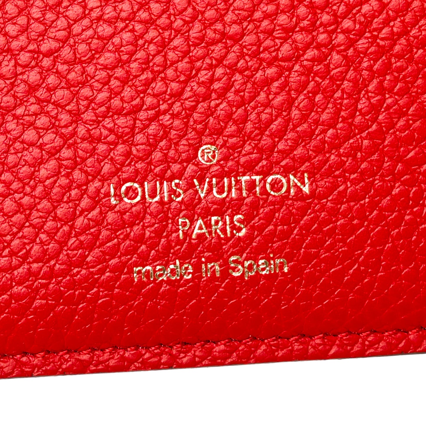 Monogram Pallas Compact Wallet Cherry