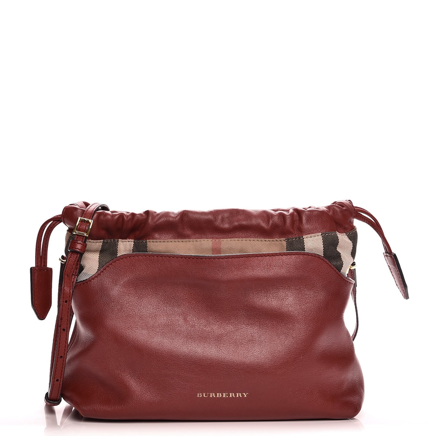 Calfskin House Check Little Crush Military Red
