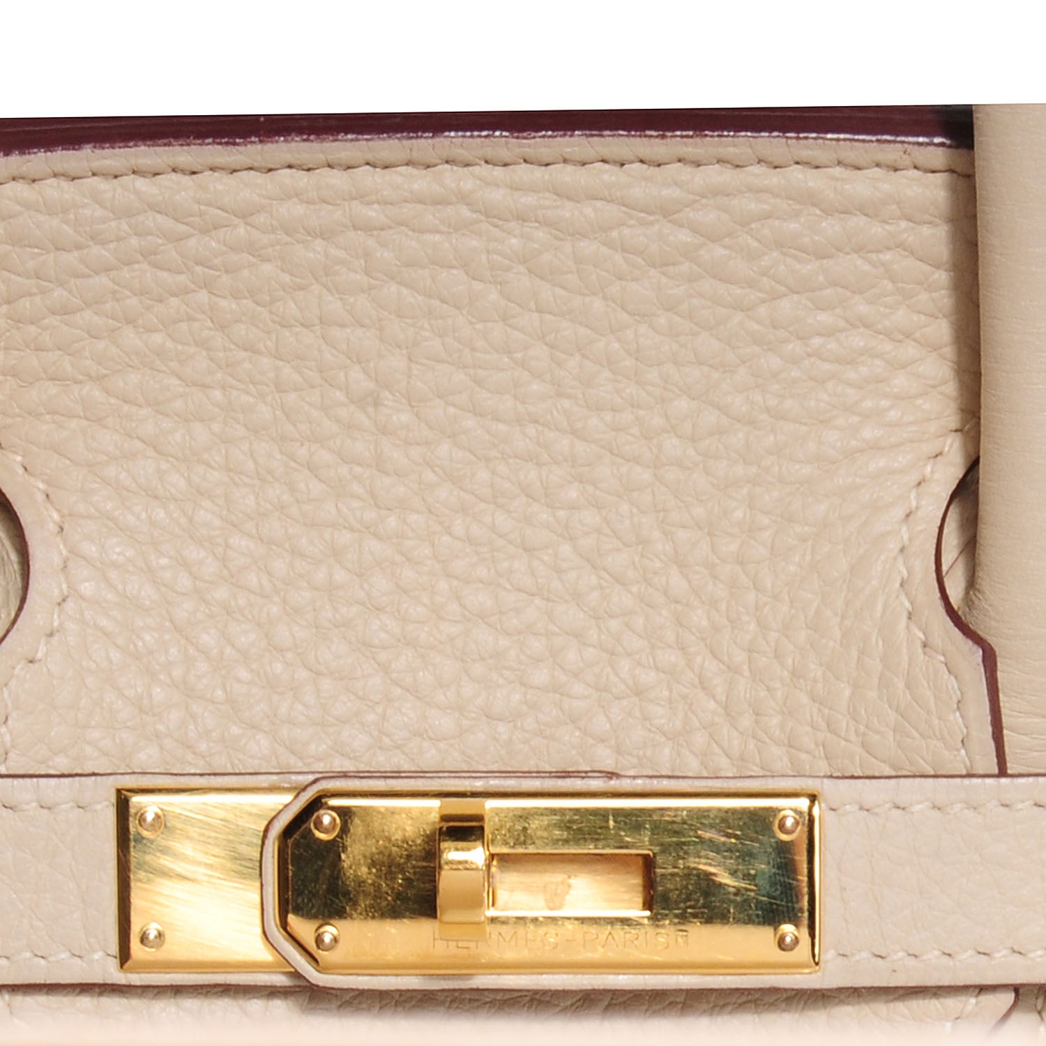 Hermes Taurillon Clemence Birkin 30 Parchemin 22 of 25