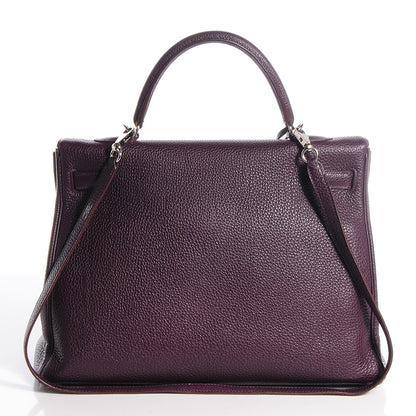 Hermes Togo Kelly Retourne 35 Raisin 25 of 27