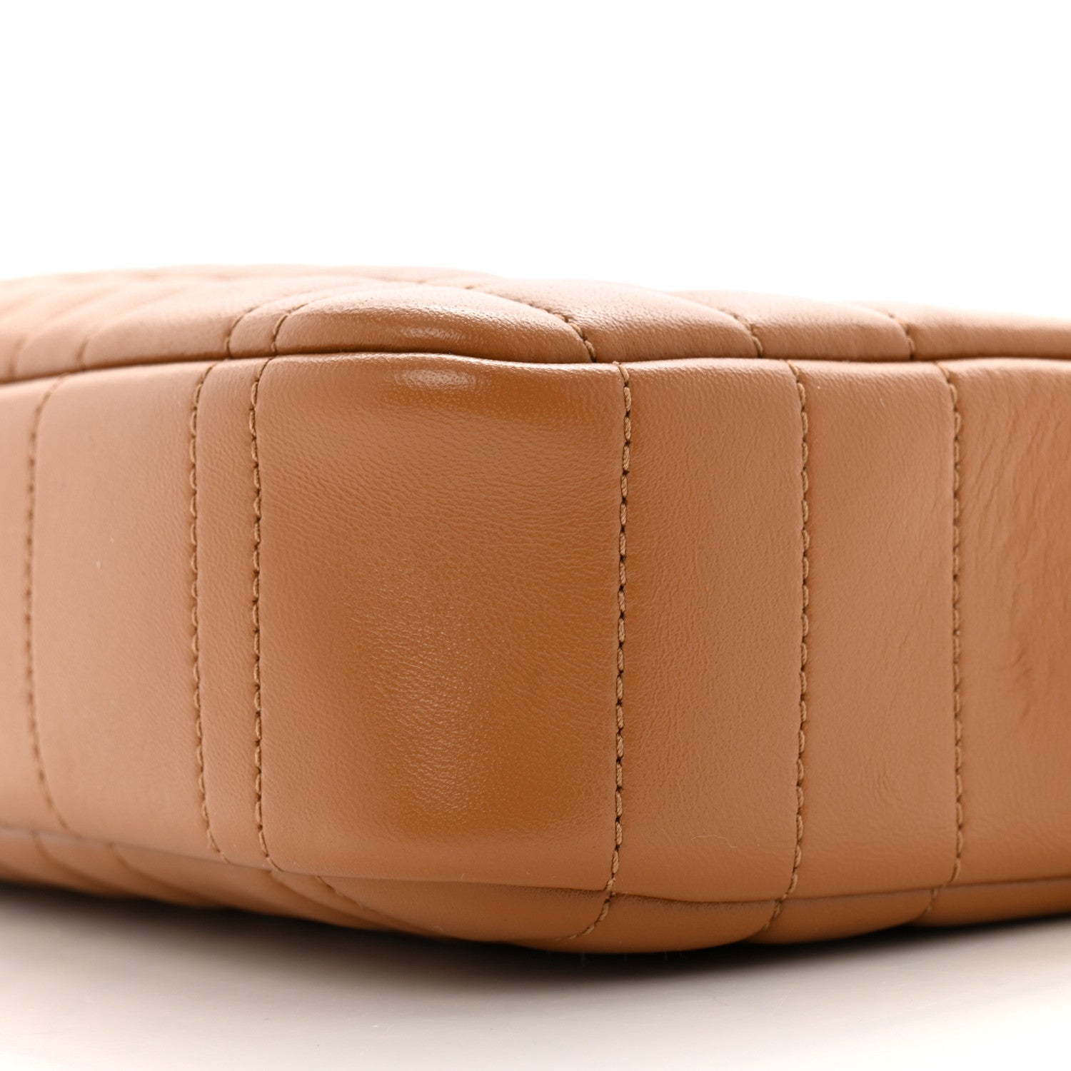 Burberry Lambskin Quilted Small Lola Camera Bag Maple Brown 9 of 10