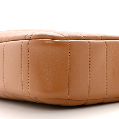Burberry Lambskin Quilted Small Lola Camera Bag Maple Brown 9 of 10