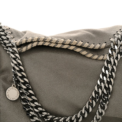 Stella McCartney Shaggy Deer Mini Falabella Fold Over Tote Light Grey 8 of 11