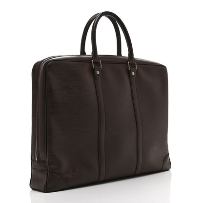 Louis Vuitton Epi Porte-Documents Voyage Briefcase Moka 3 of 11
