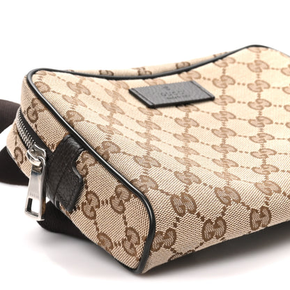 Gucci Monogram Belt Bag Dark Brown 9 of 10