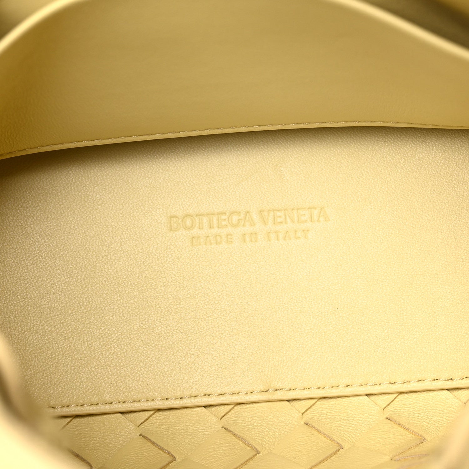 Bottega Veneta Nappa Intrecciato Small Andiamo Shoulder Bag Chamomile 5 of 8