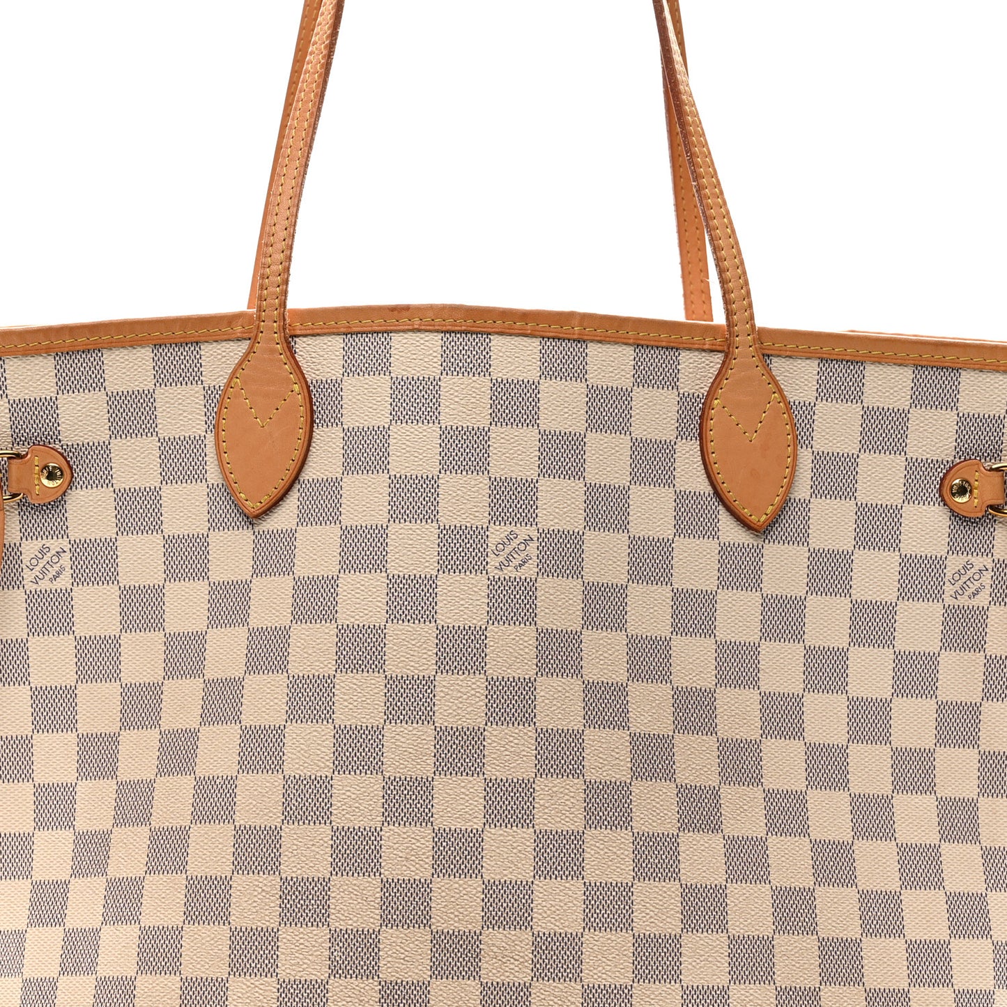 Damier Azur Neo Neverfull MM Rose Ballerine