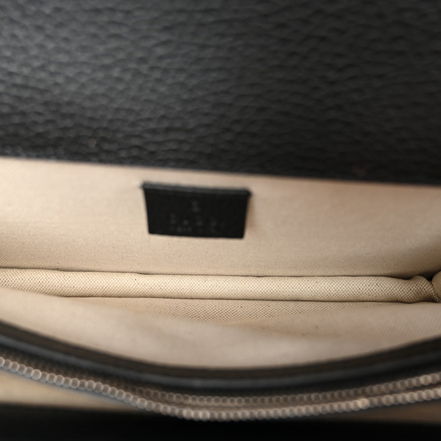 Pebbled Calfskin Small Dionysus Shoulder Bag Black