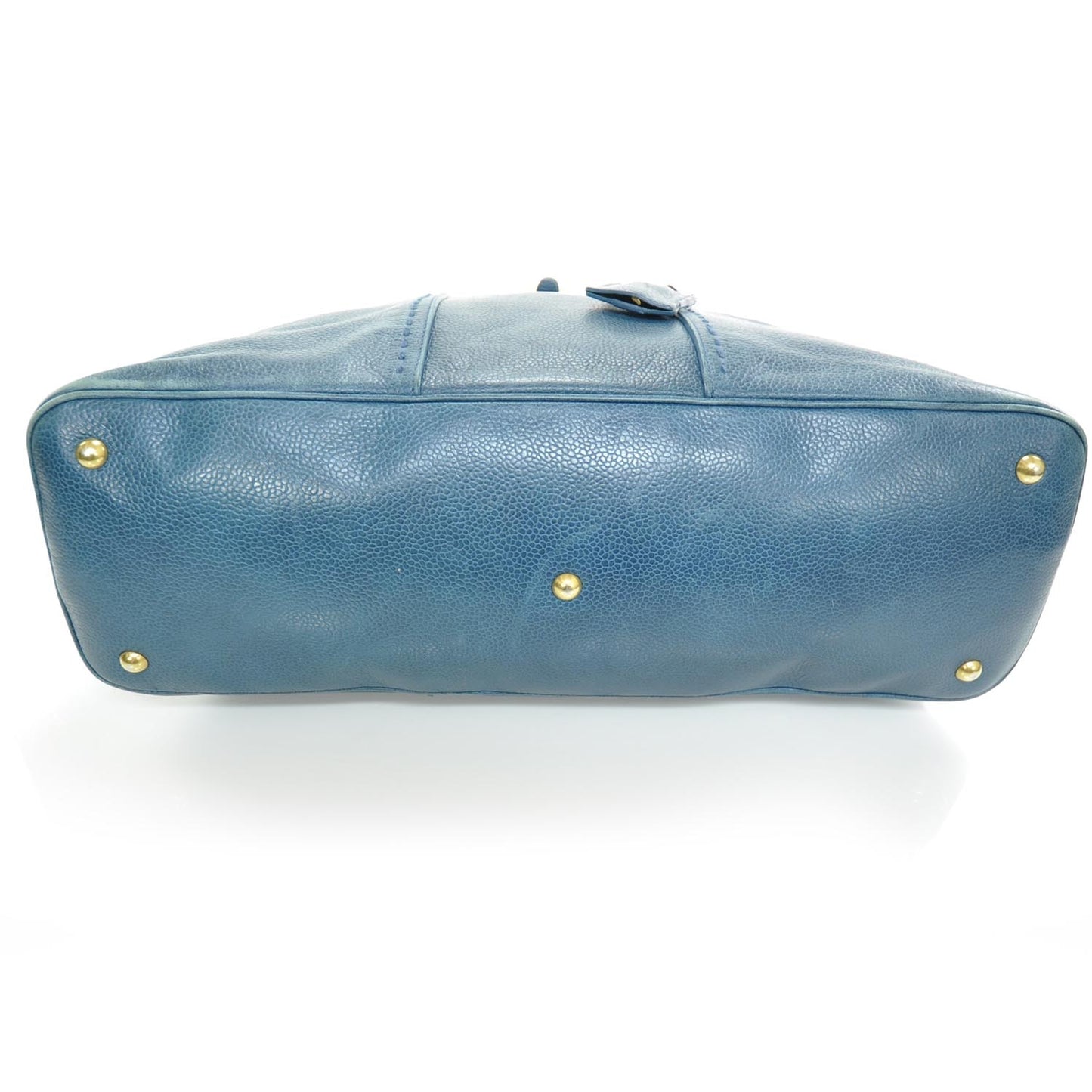Leather Oversized Muse Turquoise
