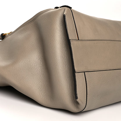 Chloe Smooth Calfskin Small Milo Shopping Tote Motty Grey 8 of 14