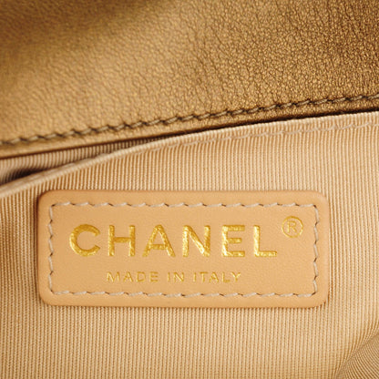 Chanel Lambskin Quilted Medium Boy Flap Dark Gold 6 of 7