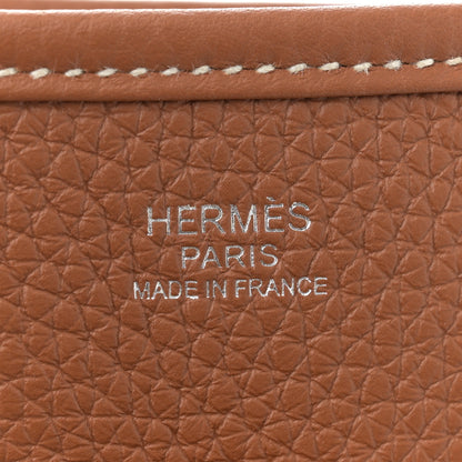 Hermes Taurillon Clemence Evelyne III PM Gold 6 of 11